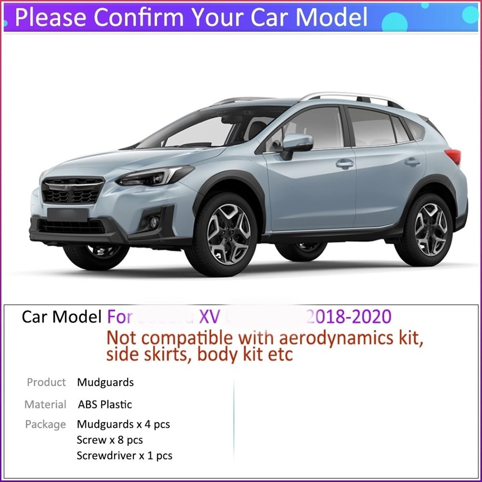 4 Stuks Auto Spatlappen Voor Subaru Xv Voor Crosstrek 2018 2019 2020 Spatbord Splash Guards Fender Spatlappen Auto Accessoires Spatlappen