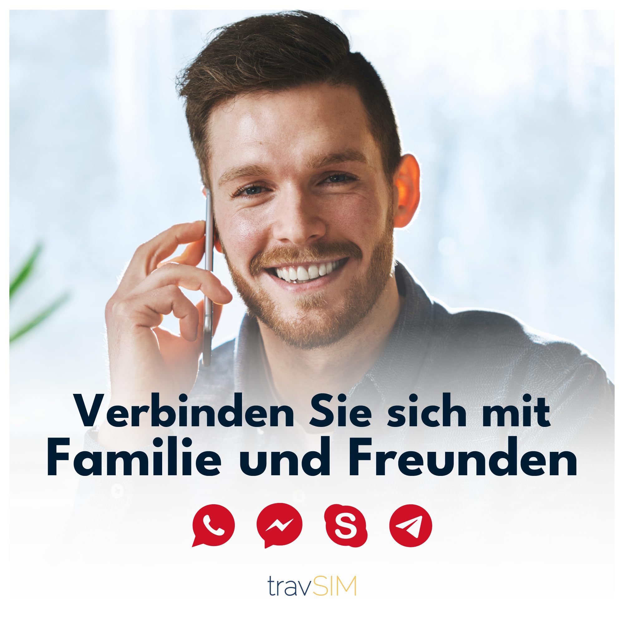 travSIM UK SIM Karte | 40GB + unbegrenzte Anrufe und SMS innerhalb Großbritanniens | 6GB Roaming in über 30 EU-Ländern, darunter Irland, Schottland und Wales | SIM Karte UK ist 30 Tage lang gültig