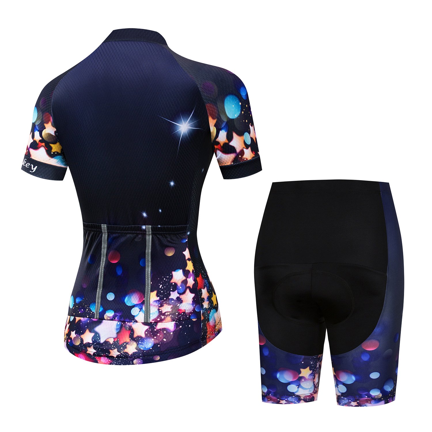 JPOJPO Women's Cycling Jersey Short Sleeve Jacket Cycling Shirt Quick Dry Breathable Mountain Clothing Bike Top