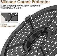 Vista 6 de Sartén de repuesto para freidora de aire para tablero, freidora de aire de 2 cuartos, sartén antiadherente para cocinar en interiores, versátil
