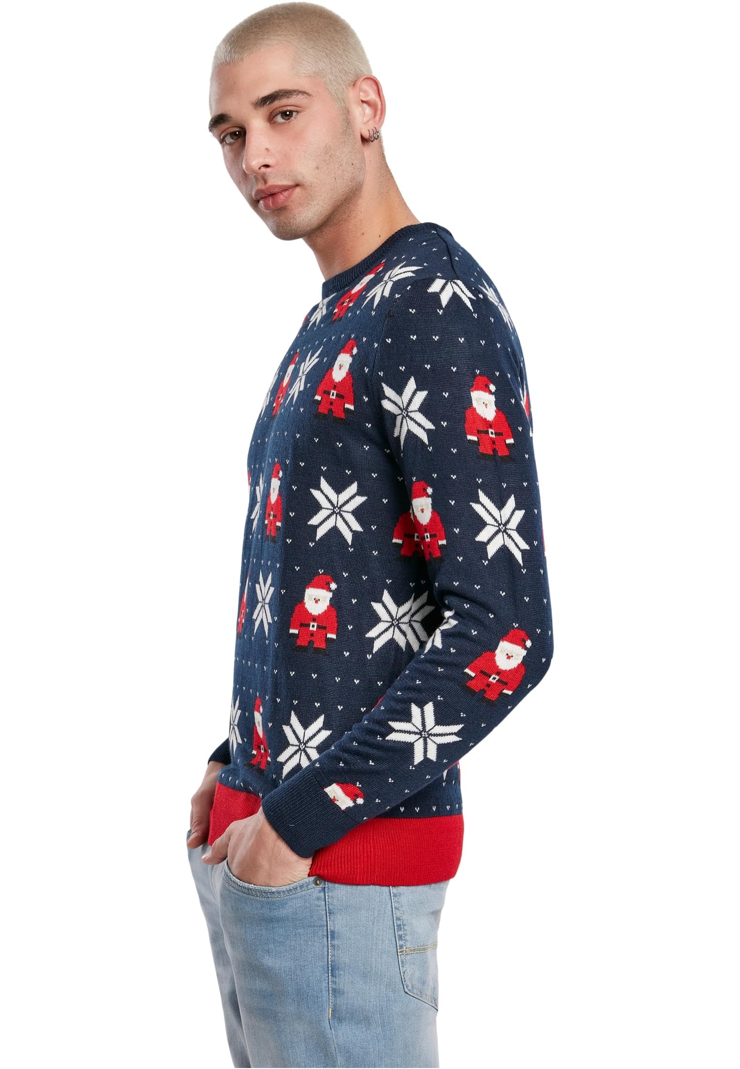Urban Classics Bluza Uniseks Nicolaus And Snowflakes Sweater