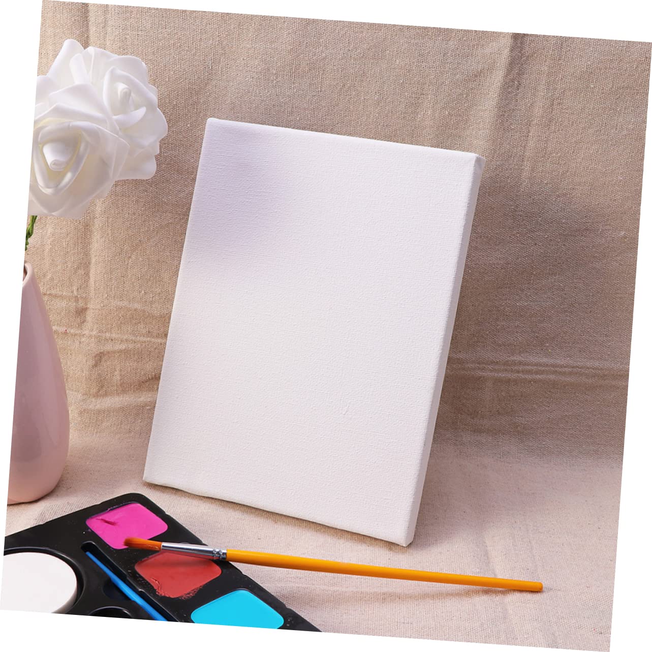 Tela da Pittura ad Olio Bianca 6 Pezzi per Disegno