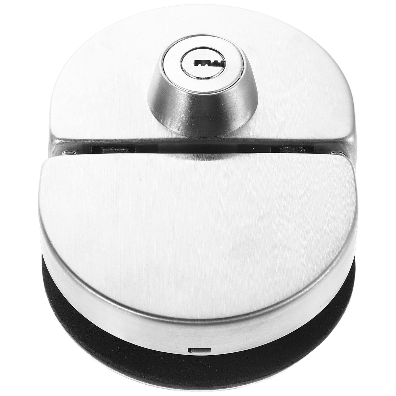 Serrure de porte vitrée en acier inoxydable finition haute précision