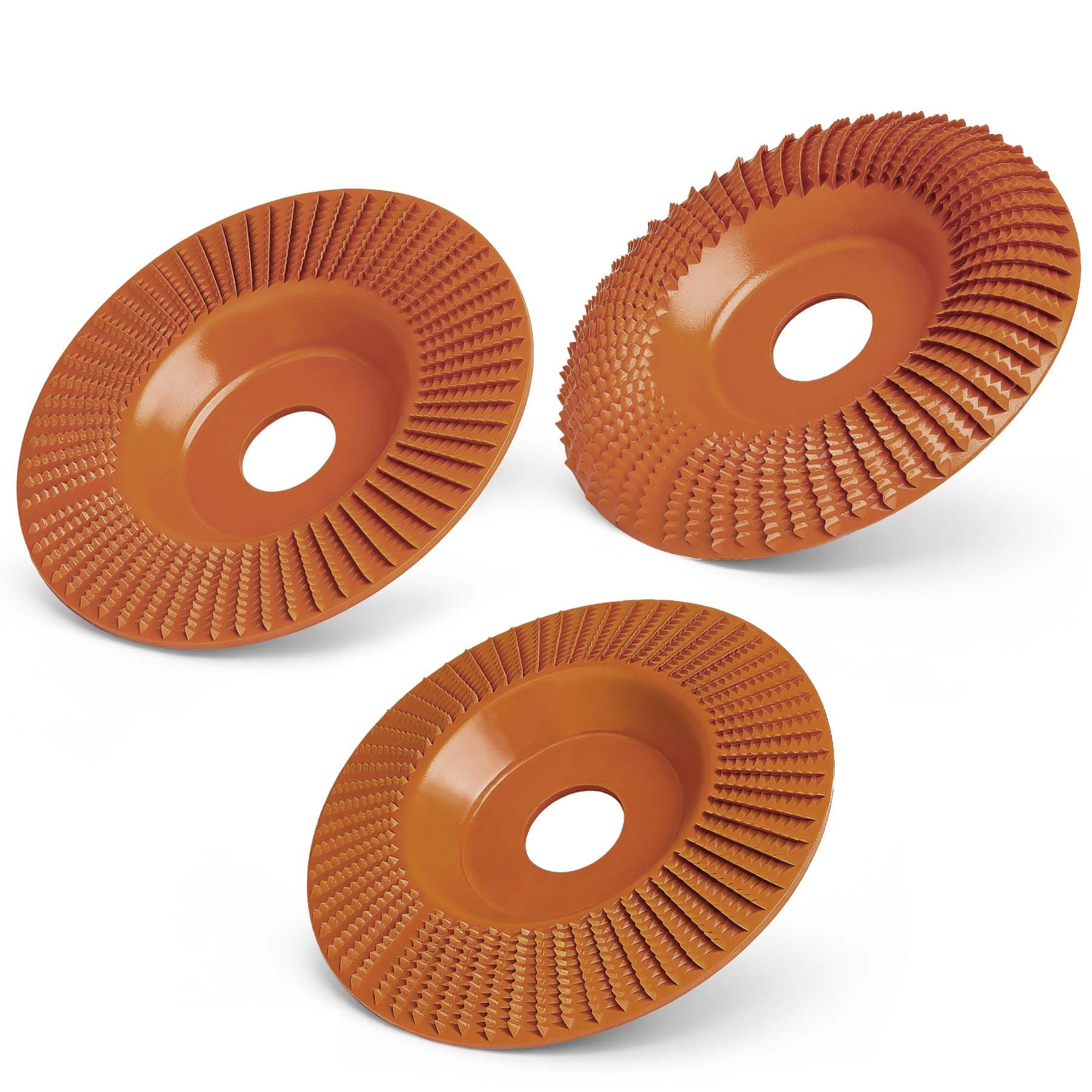 Wood Carving Discs - 3 Pack for Angle Grinders -1