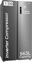 Midea 563 L French Door Refrigerator, Inverter Compressor, Multi Air Flow Cooling, Digital Display (Portable Ice Maker, Frost Free, Energy Efficient, Large Capacity, Family Use)