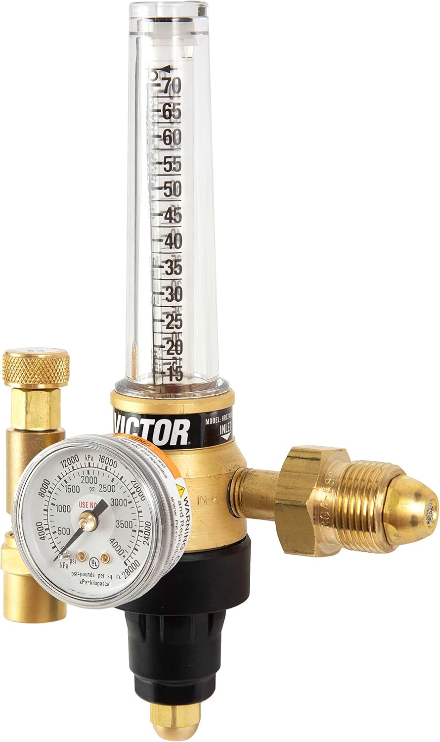 Victor® HRF2435P-580 Pro Series Flowmeter regulator, Argon/CO2, CGA 580