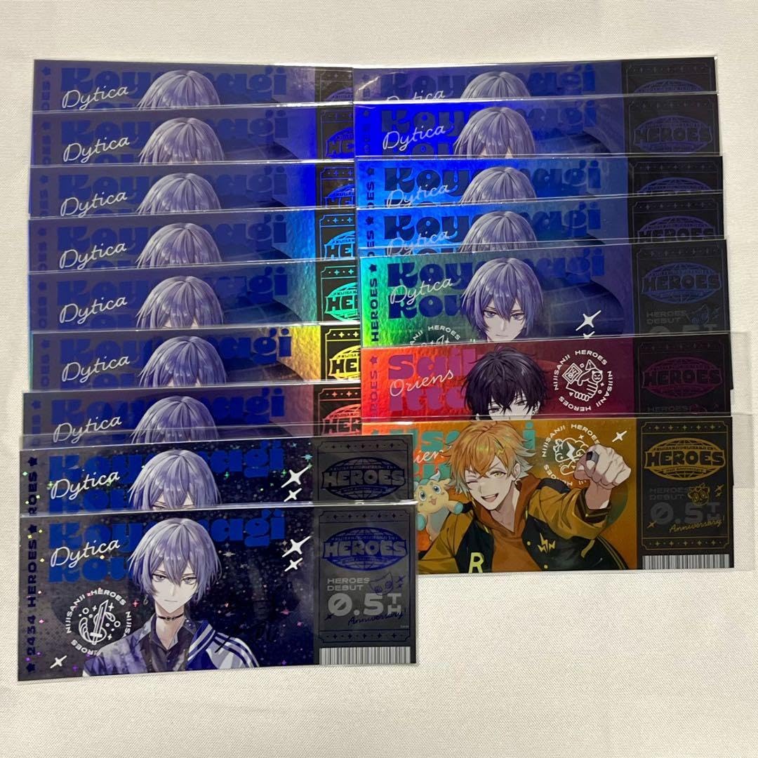 Amazon.co.jp: にじさん ホロチケ ホログラム 小柳ロウ 佐伯イッテツ  