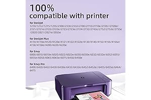 HO 67XL Ink Cartridge for HP 67XL Printer Black/Color Combo Pack