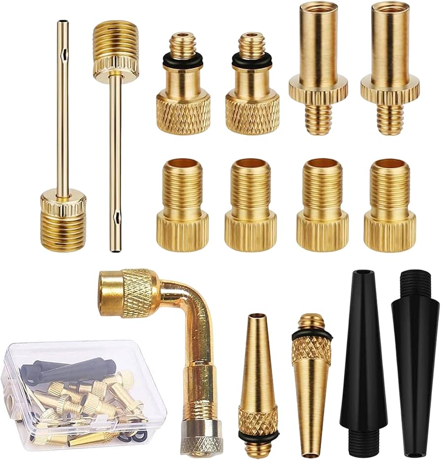 Amazon.co.jp: LIANHATA バルブアダプター 16個セット 自転車 エア補充