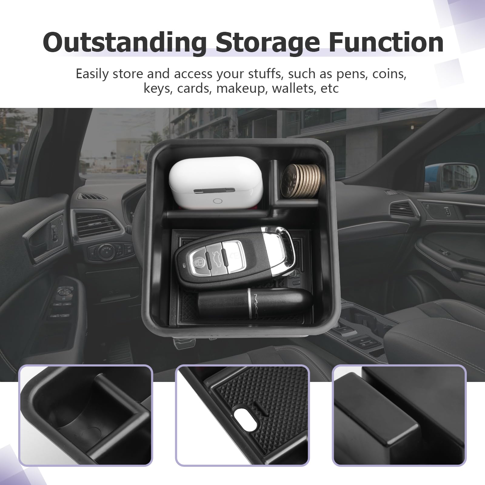 ZCLINKO Compatible con VW T-Cross T Cross 2018-2024 2025 Caja de