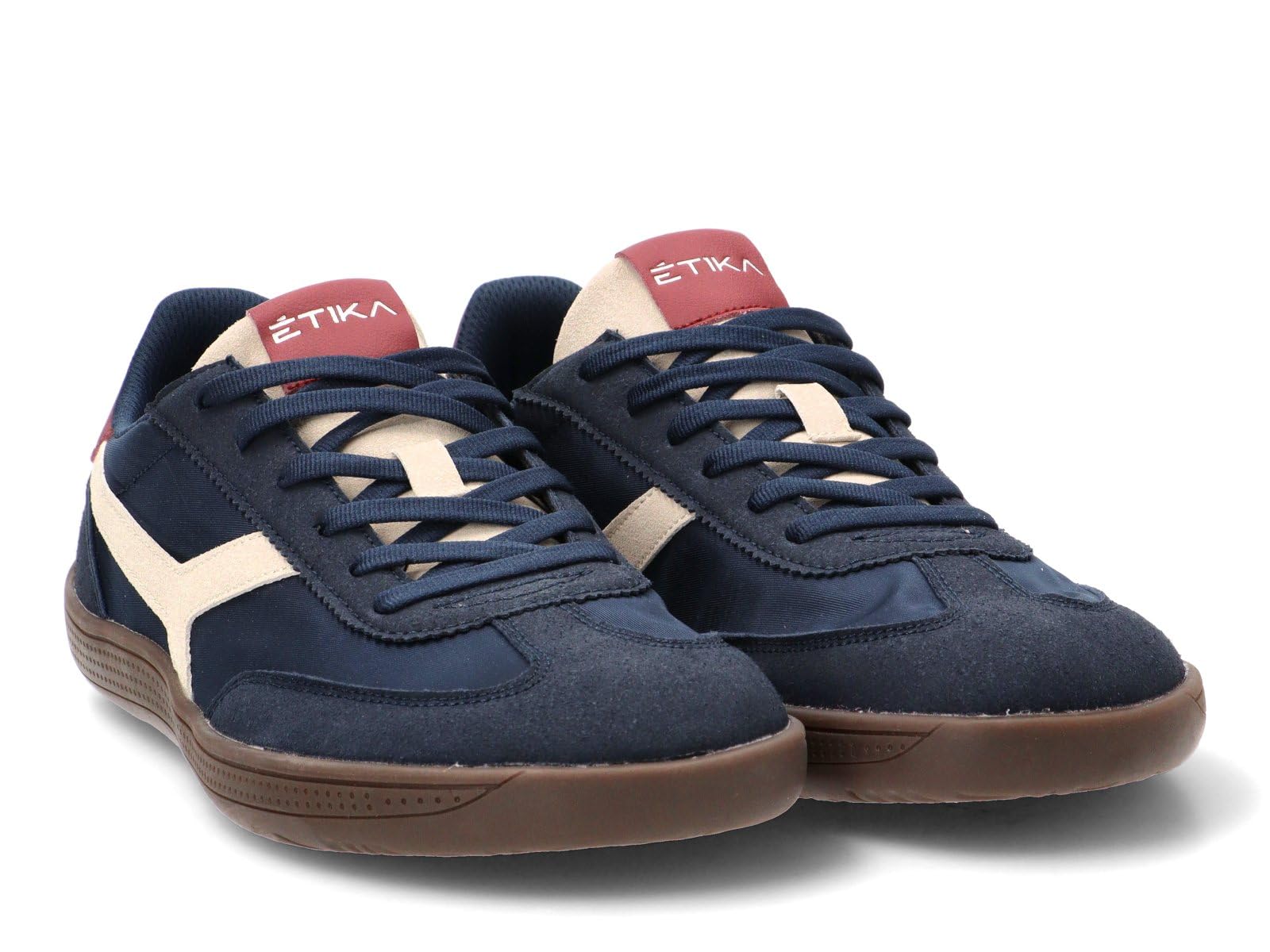 Etika Zapatillas Respetuosas de Hombre, Calzado Minimalista Deportivo con Puntera Ancha, Sneakers Retro Suela Plana, Modelo Yara 01 82053