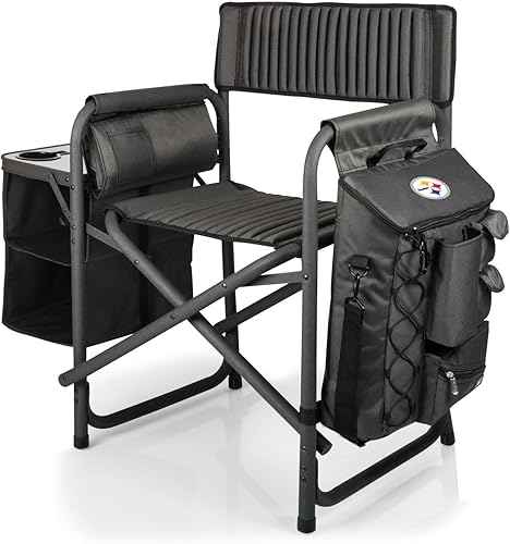Miniatura 4 de PICNIC TIME NFL NFL Fusion - Silla de campamento unisex para adultos, con mesa auxiliar y enfriador suave, silla de playa para adultos, silla de