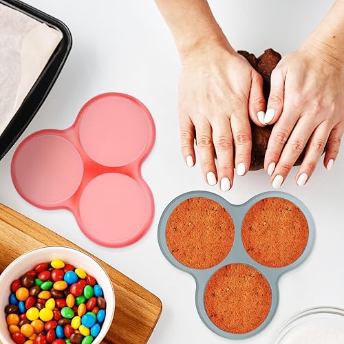 Miniatura 9 de Mobestech 2 moldes de silicona para huevos, freidora de aire para bocados de huevo, moldes de silicona para muffins, moldes de chocolate, sándwiches