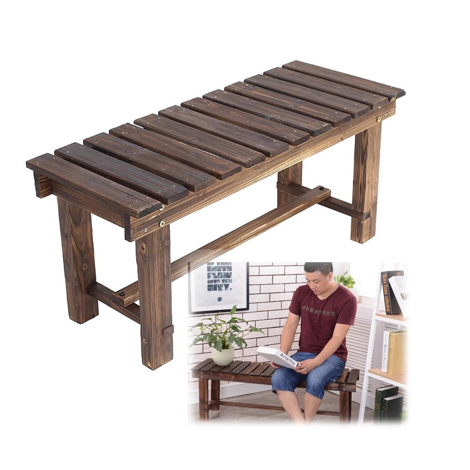 Asiento de jardin de alta durabilidad con acabados premium para zonas verdes