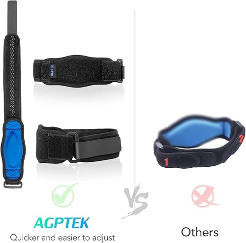 Miniatura 2 de AGPTEK Codera para tendinitis y codo de tenista, paquete de 2, soporte de codo de tenista, banda de brazo, alivio del dolor, envoltura de codo,