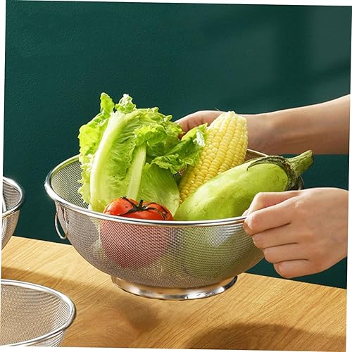 Miniatura 3 de Colador de malla de cocina de acero inoxidable para freír filtro de queso colador para cocina colador de acero