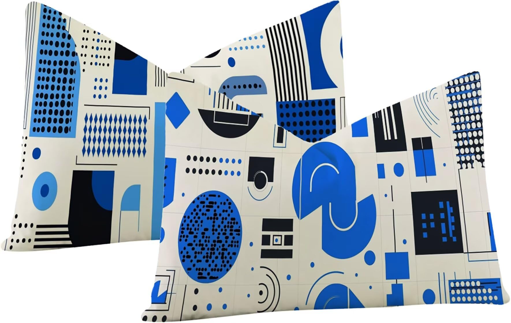 Housse de coussin 50x90cm fleur en velours pour canapé et salon de jardin