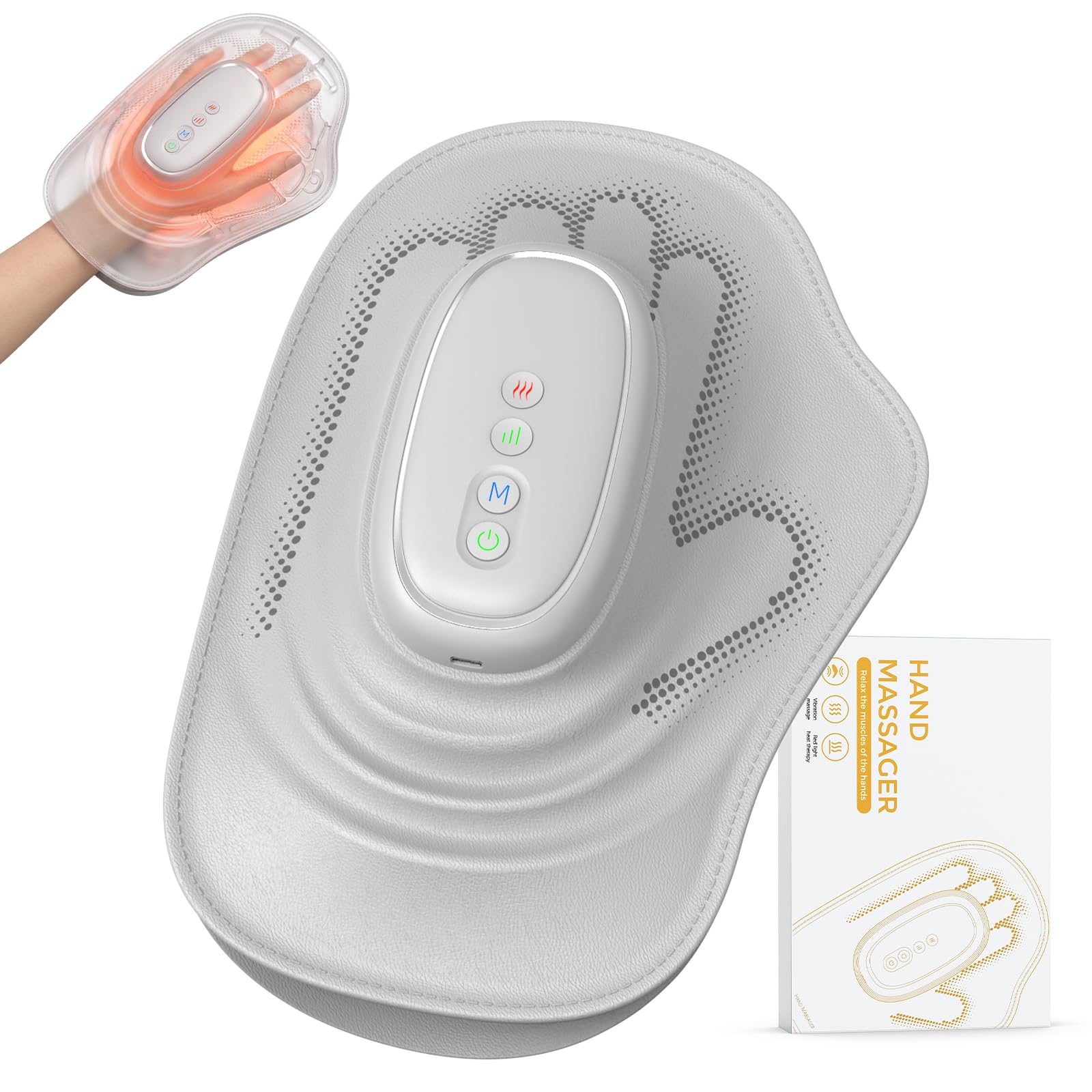 Handmassagegerät mit Wärm