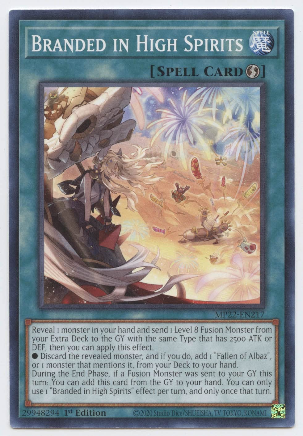 YU-GI-OH! Marked in High Spirits - MP22-EN217 - Common