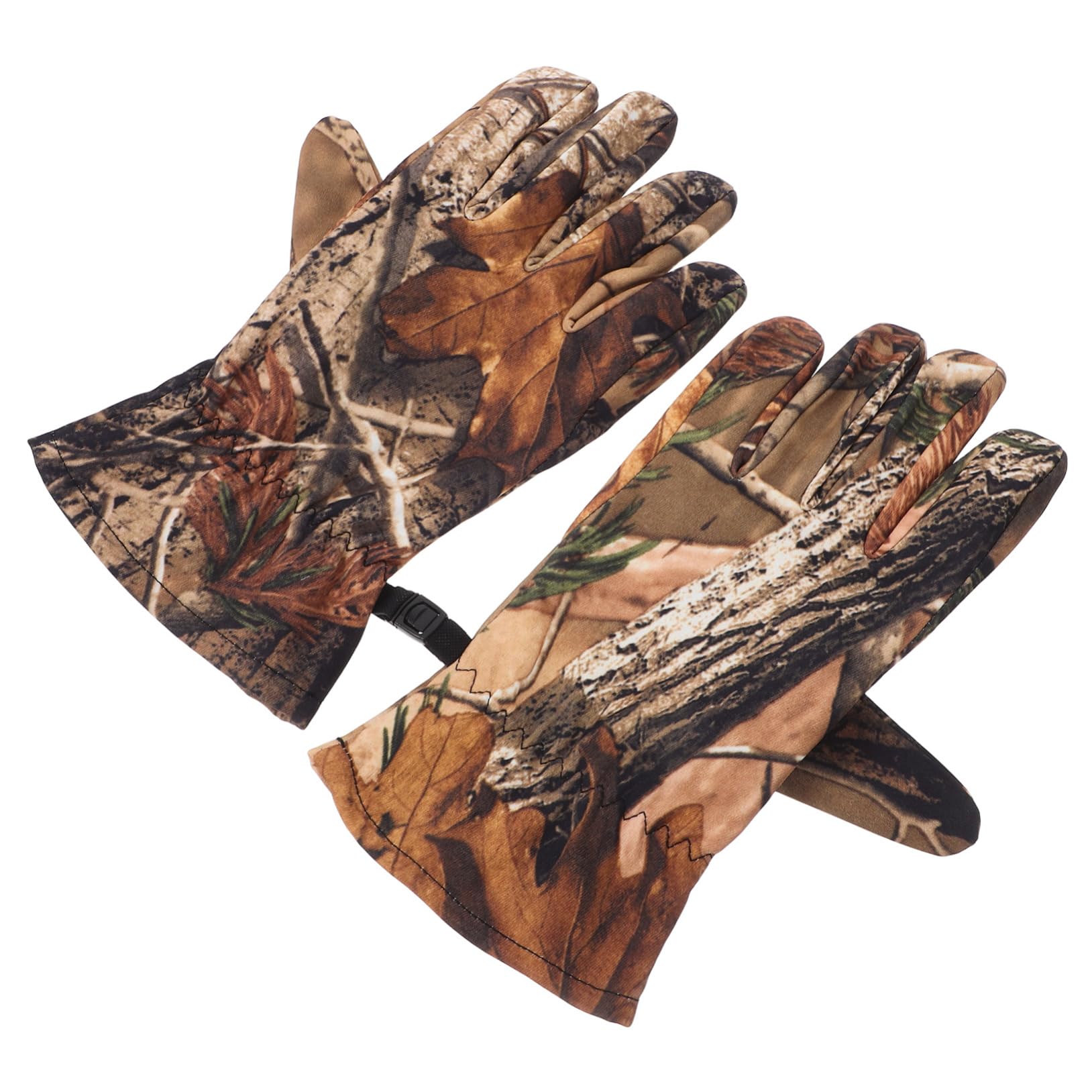 Toddmomy Men's Winter Outdoor Gloves Camouflage Ski Hunting Gloves Insulation Waterproof Layer for Cycling Snow and Cold Weather