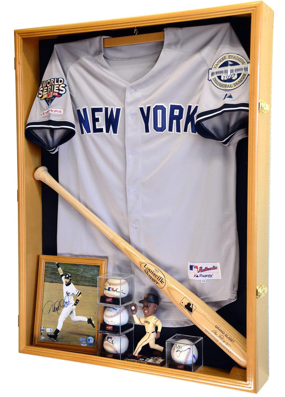sfDisplay.com,LLC. Extra Deep Jacket, Uniform, Jersey Shadow Box Display Case Cabinet w/98% UV Protection