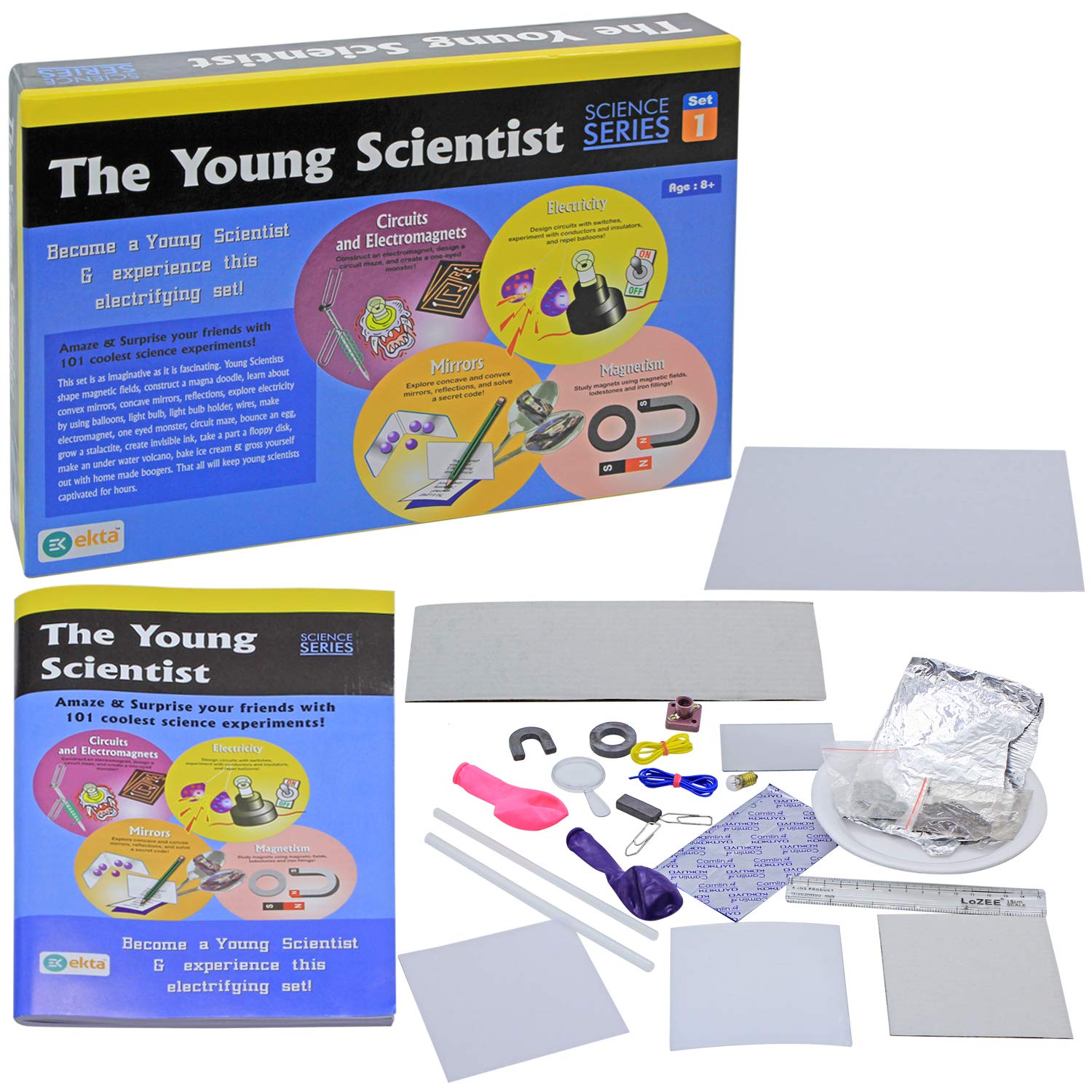 Ekta The Young Scientist Series 1 Set Part Science Kit 101 Experiments, Multi Color (B00MN0BO96) Amazon Price History, Amazon Price Tracker