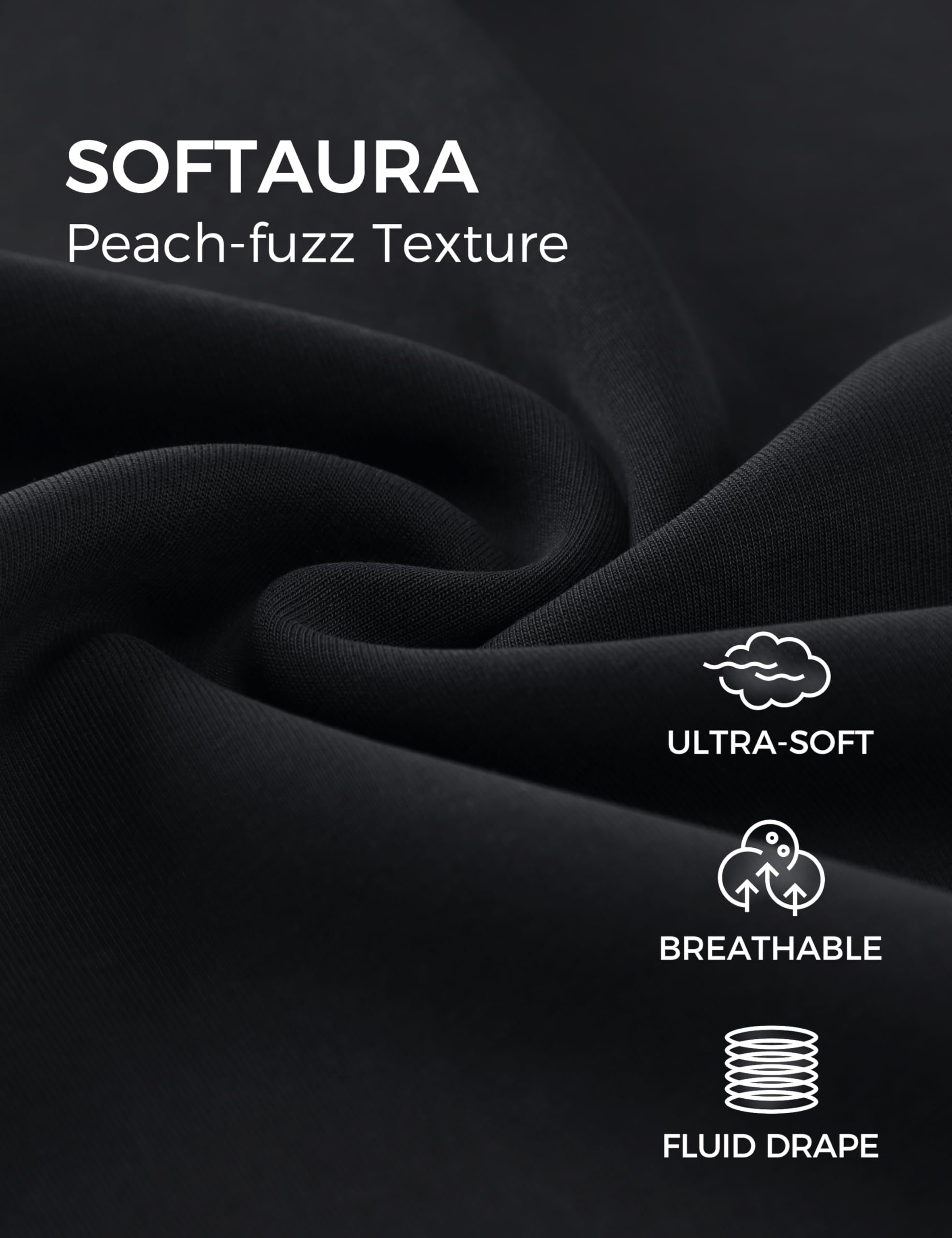 CRZ YOGA Bluzy z zamkiem błyskawicznym do połowy | SoftAura, tekstura brzoskwiniowego puchu, luźny krój, bluza z kapturem, kieszenie kangurkowe, kołnierz typu lej, bluzy