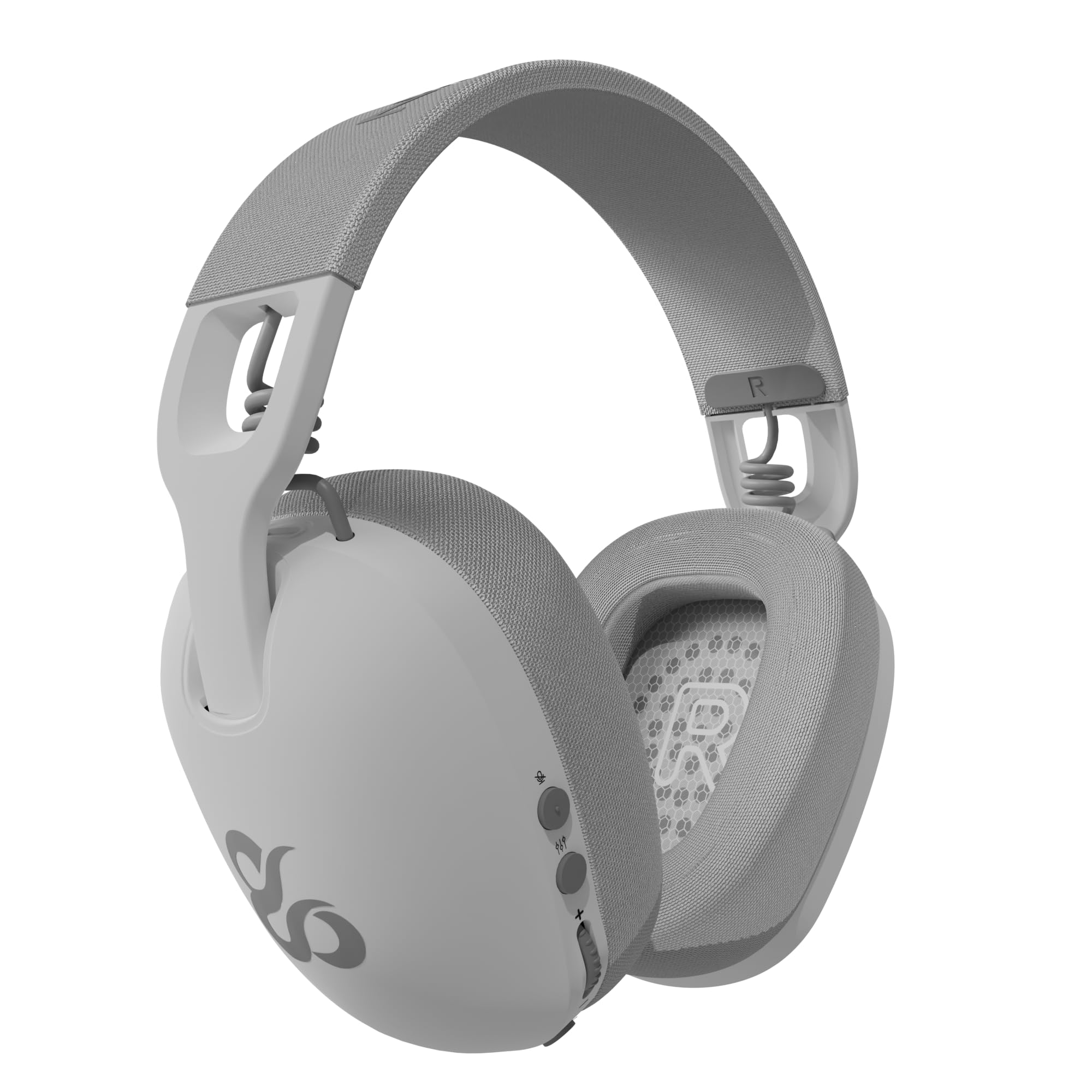 NEWSKILL Bael Auriculares Inalámbricos Gaming, Ligeros, micrófono omnidireccional, Batería de 20 Horas, Triple conexión 2.4G, Bluetooth y Cable, Compatibles con PC, PS5, PS4, Switch y móvil – Blanco