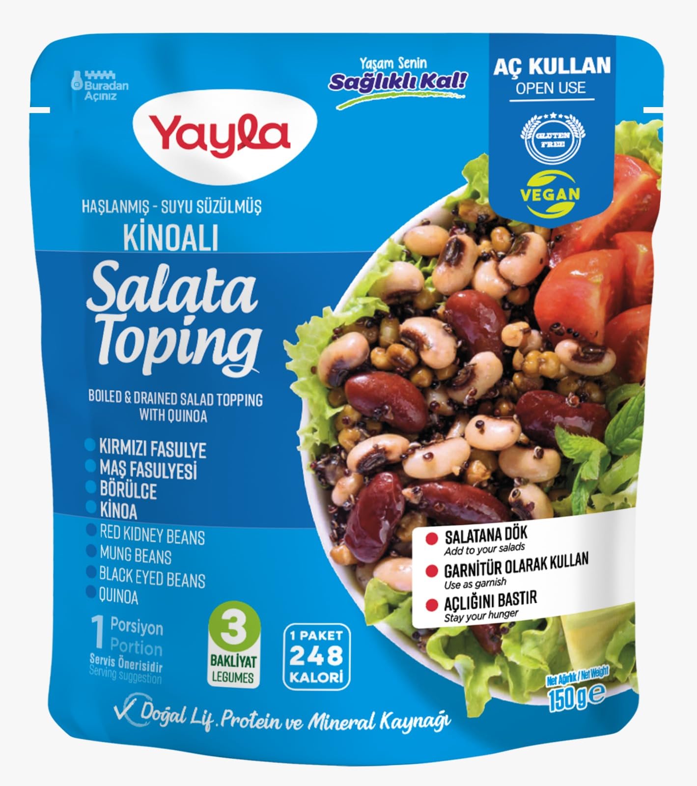Yayla Kinoalı Salata Toping 150 gr