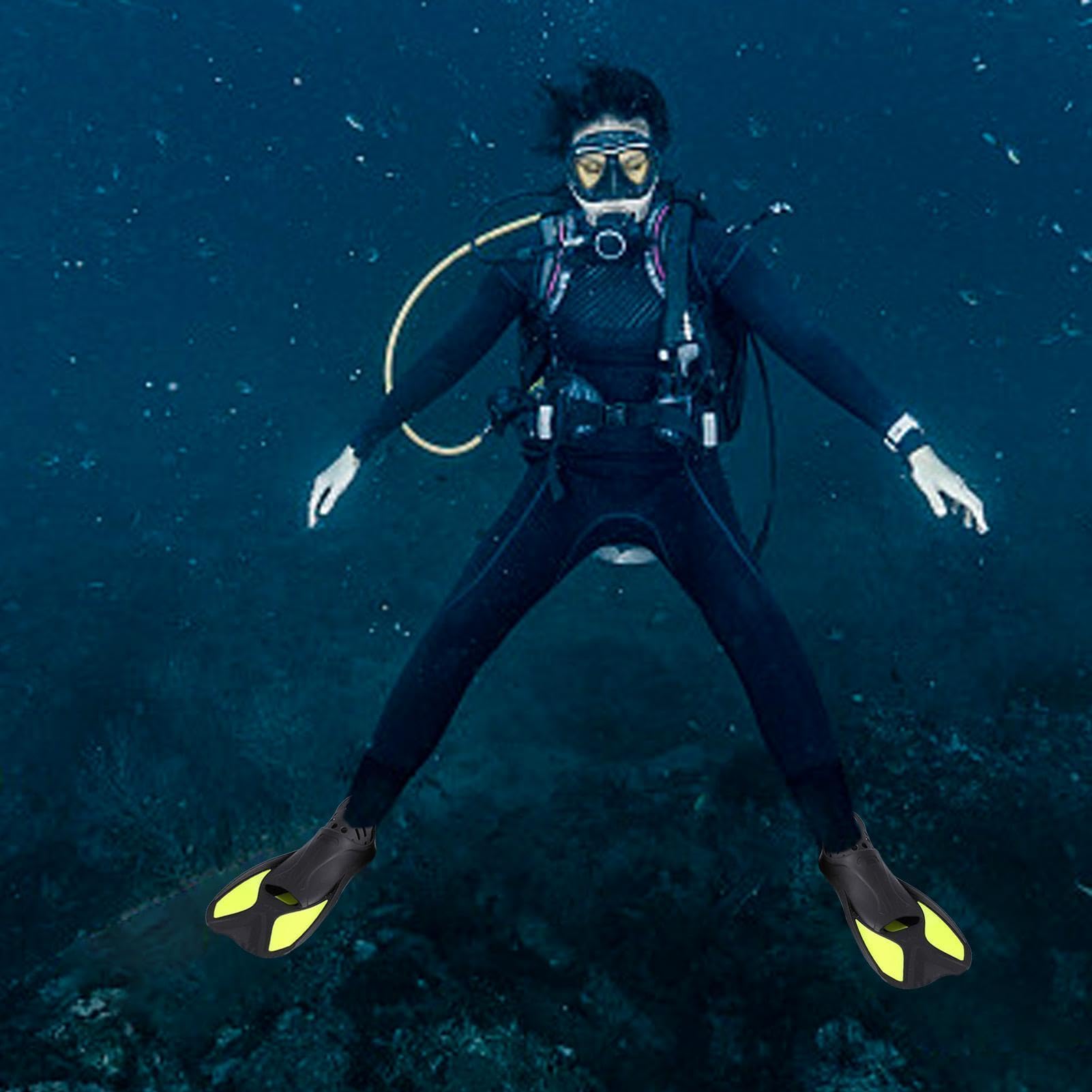 Pinne da snorkeling per nuoto, pinne da adulto, corte