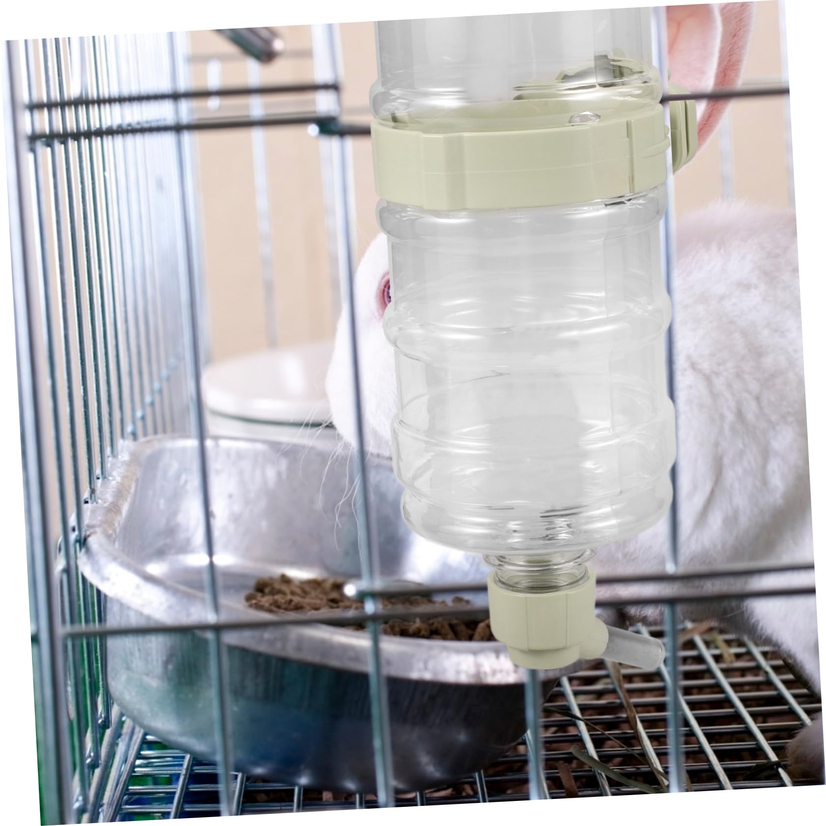 Milisten 3pièces Gourde Eau pour Animaux De Compagnie Distributeur Automatique Bouteille Anti-Fuite pour Chien Et Rongeurs pour Cage Et Intérieur