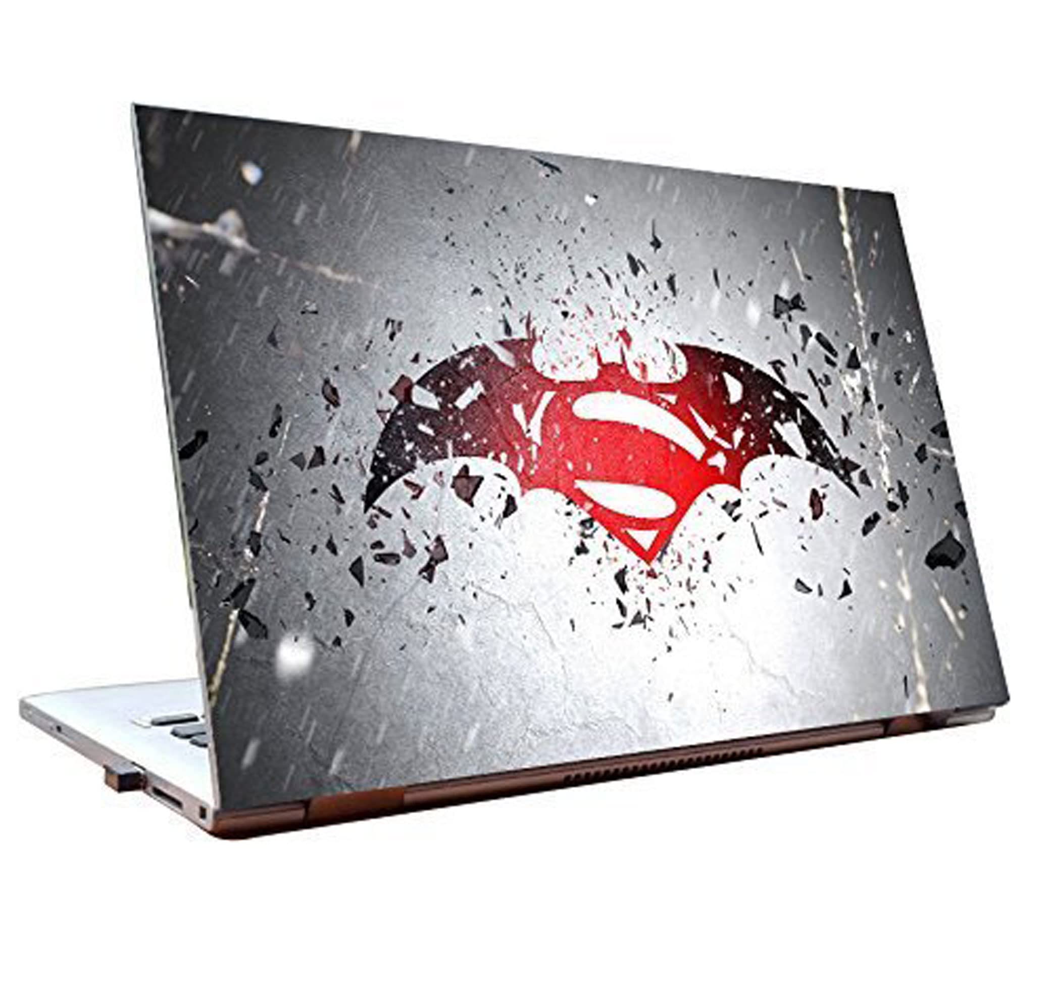 Elton Batman v/s Superman ThemeLaptop Skin Sticker Decal,13.3" 14" 15" 15.4" 15.6 inch Laptop Universal Vinyl Skin Sticker Cover Dustproof Waterproof Art Decal Protector with Free 2 Wrist Pad Skins (B07HYZZDCN) Amazon Price History, Amazon Price Tracker