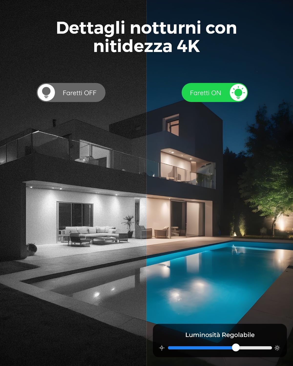Reolink PoE 4K Telecamera Esterno PTZ, 360°/90° Pan & Tilt, RLC-823S1 | Zoom Ottico 3D 5X, Inseguimento Automatico, Audio a 2 Vie, Rilevamento di Uomo/Veicolo/Animale, Visione Notturna a Colori
