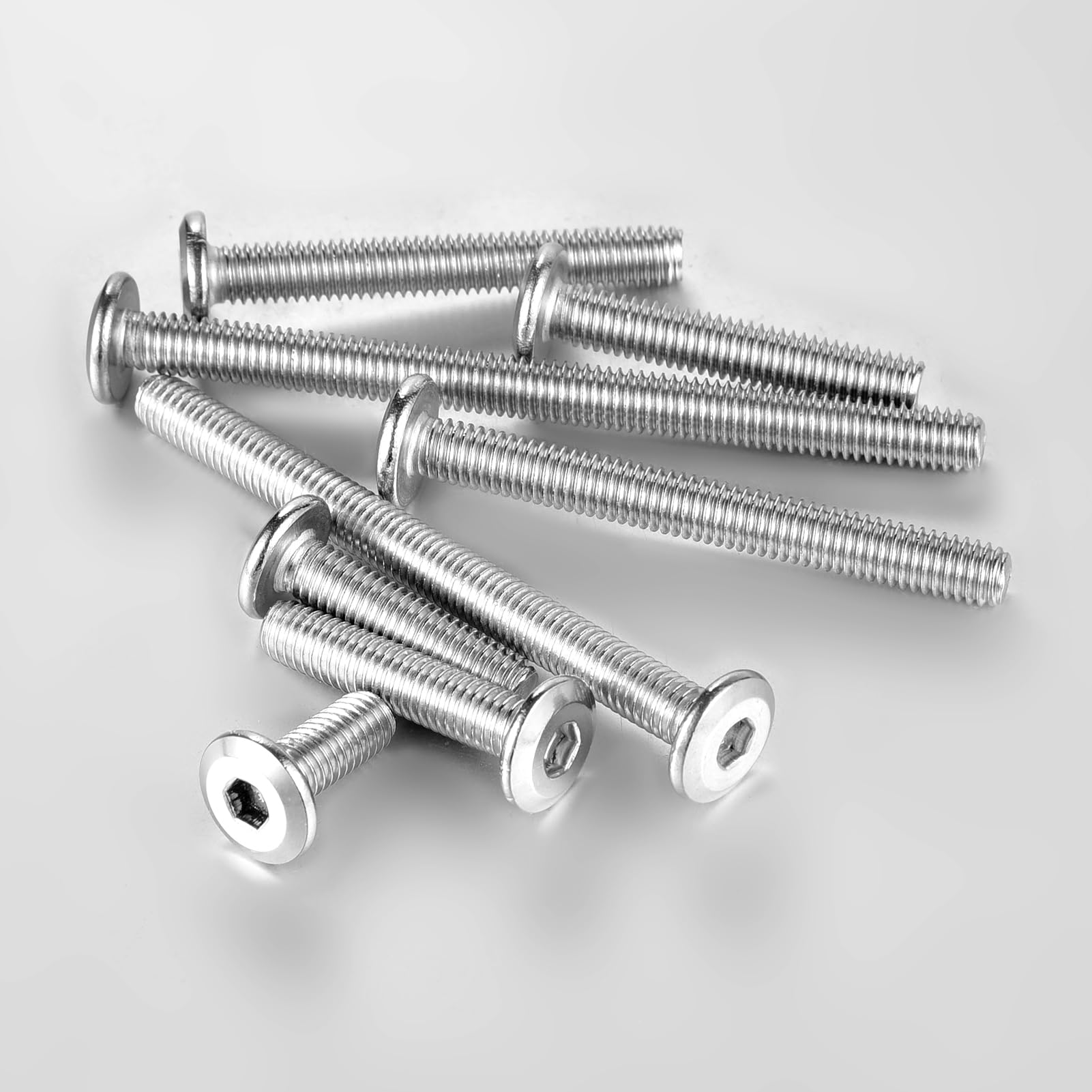 COCO Park M6-1.0 x 6mm Flat Head Socket Head Cap Screws with Hex
