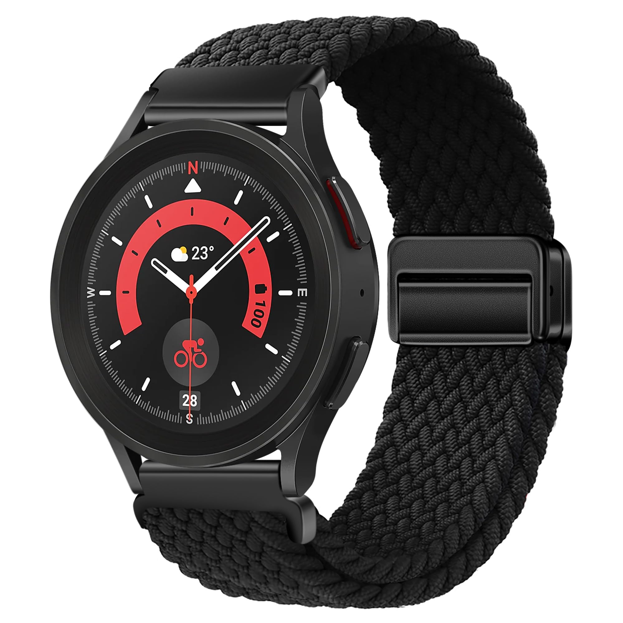 XMUXI20mm Watch Straps Compatible with Samsung Galaxy Watch 7/6/5/4/FE/6 Classic/5 Pro/4 Classic/Huawei GT2/GT3 42mm Watch Strap, Quick Release Sport Straps Nylon for Women Men