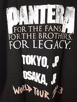 Amazon.co.jp: Lサイズ PANTERA パンテラ 2023 ジャパンツアー