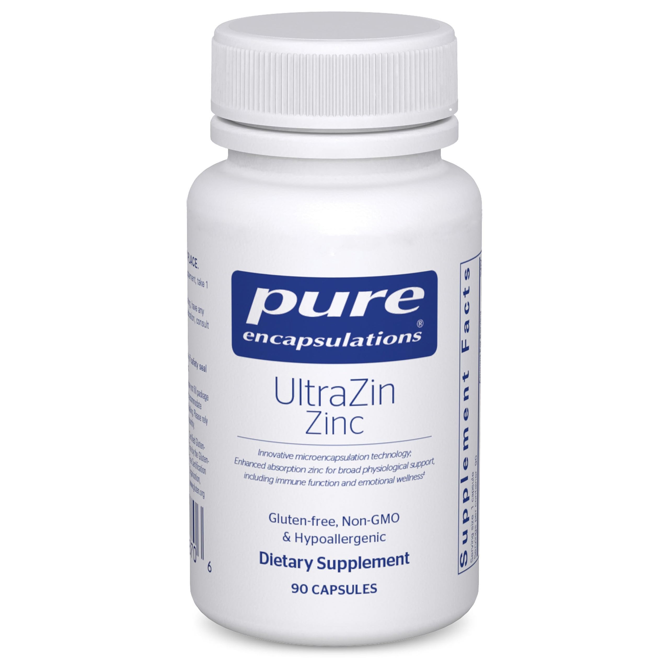 Pure EncapsulationsUltraZin Zinc | Enhanced Absorption Mineral Support for Metabolism and Immune Health* | 90 Capsules