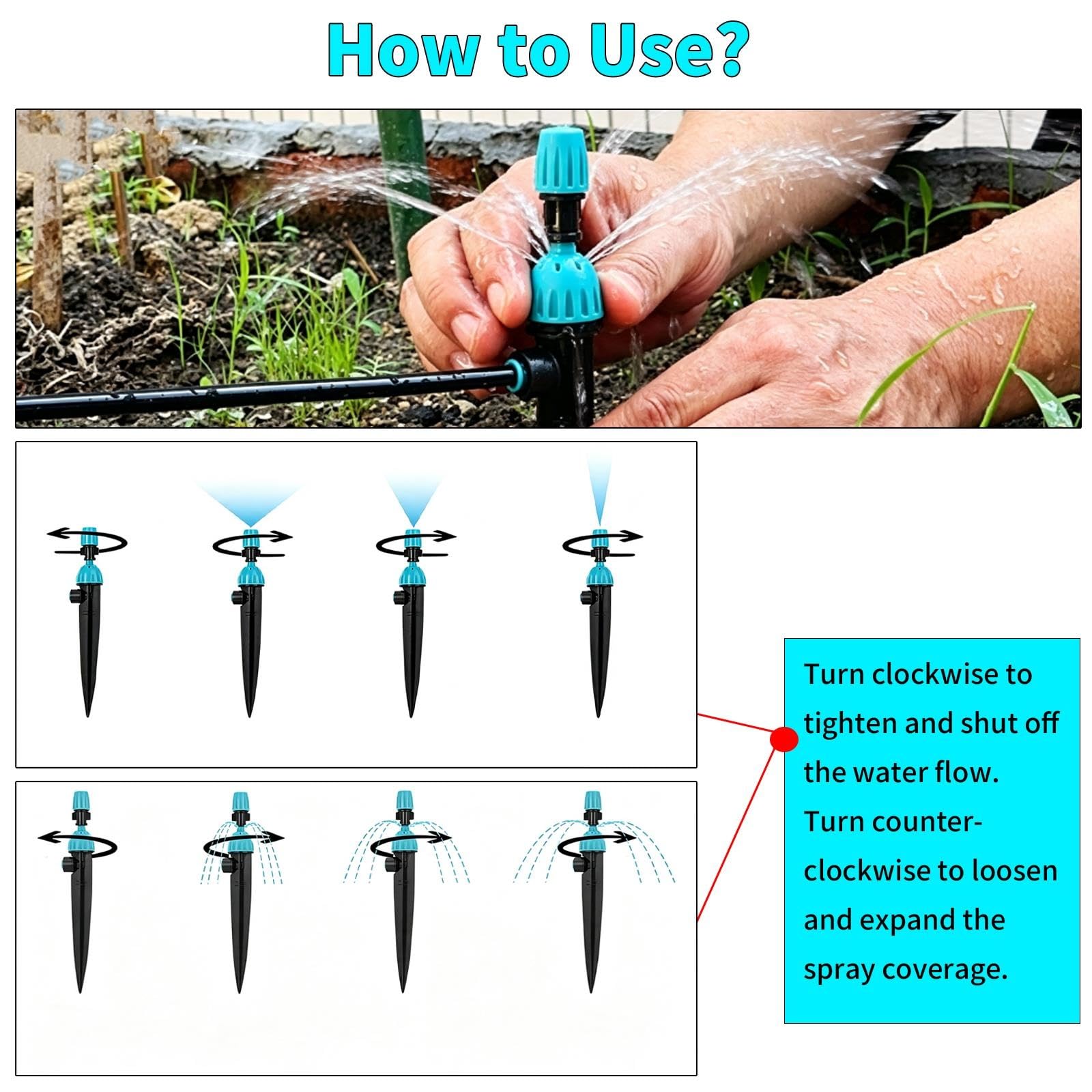 Accessoire De Brumisation Et Irrigation Goutte-à-goutte