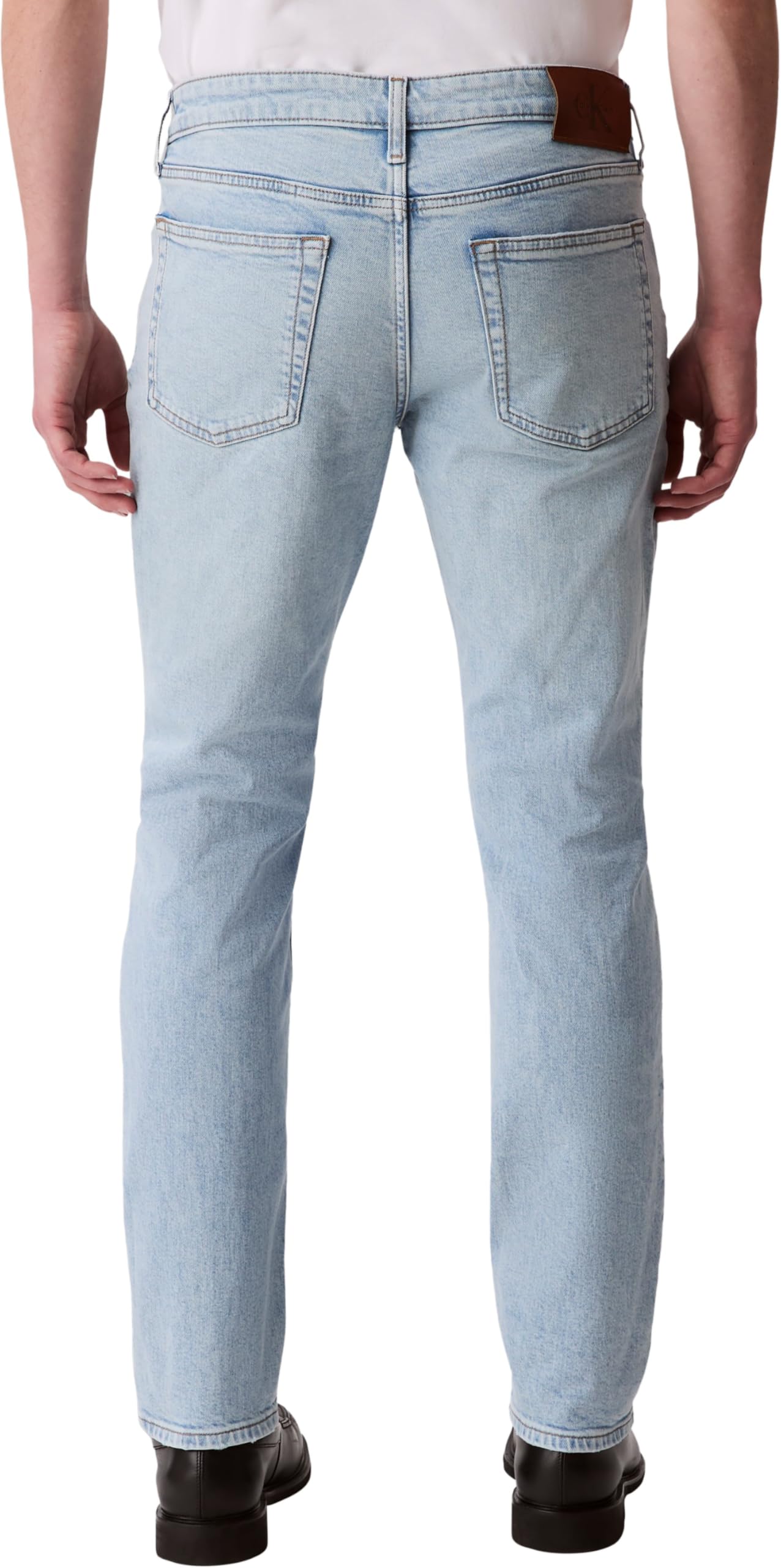 Calvin Klein Herren Jeans Slim Marbled Beacon Jean Regen Lv04rb736g