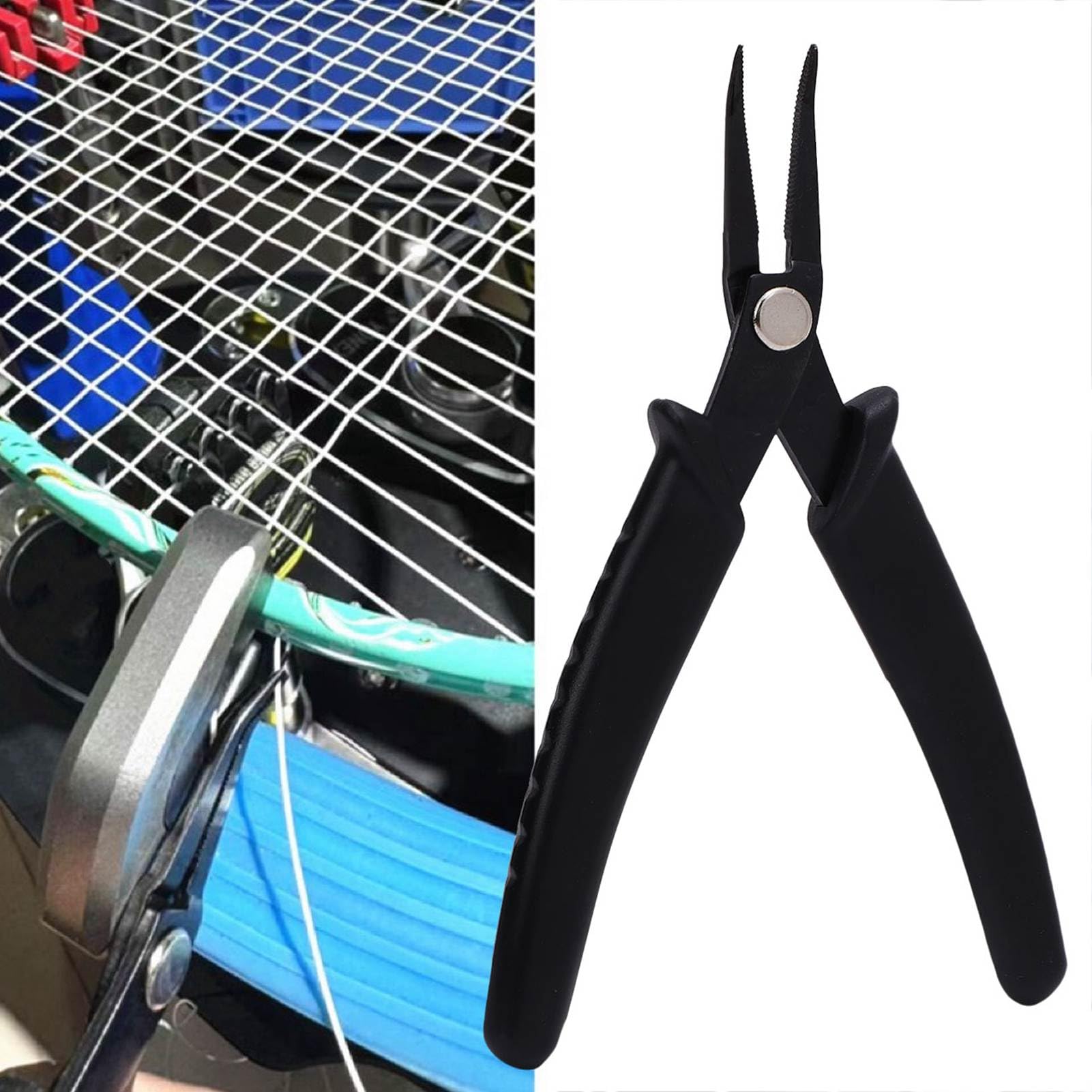 Pince de Cordes de Nez Courbe 14 Cm pour Raquettes de Tennis de Badminton