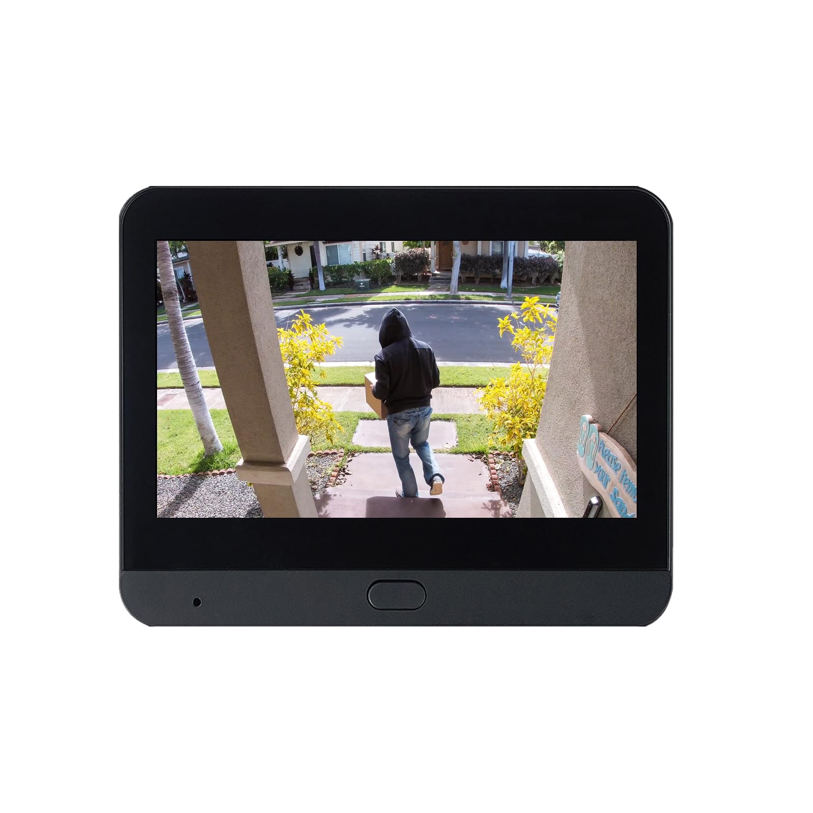 Türkamera mit Monitor WLAN, 1080P, 4,3-Zoll-IPS-Bildschirm | Video Türklingel mit Türspion, Digitaler Türspion mit Bildschirm, Nachtsicht Klingel Haustür, Für 4 Nutzer mit Alarm