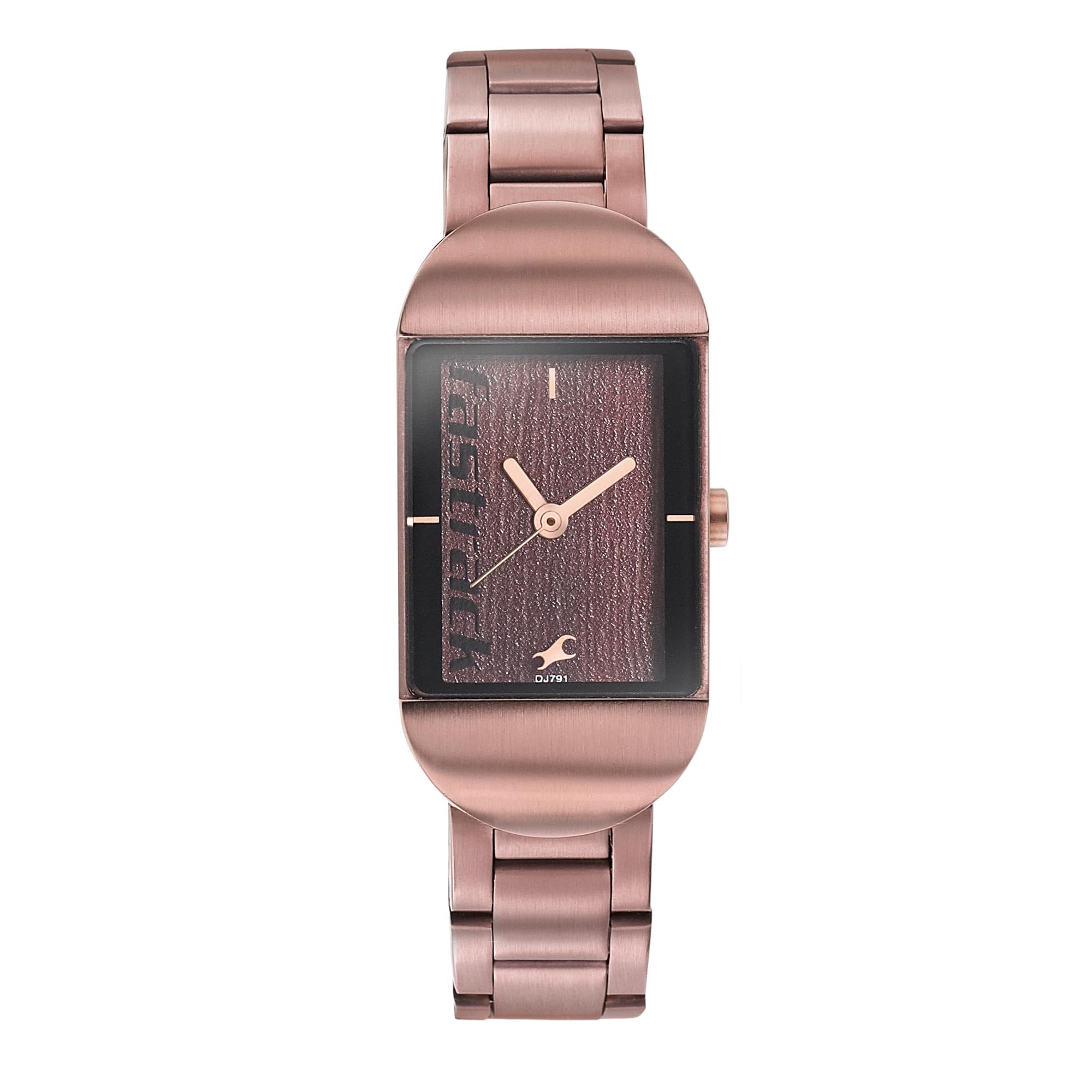 Fastrack Go Skate Quartz Analog Brown Dial Stainless Steel Strap Watch for Girls-NS6201KM02 (B082XKSXP6) Amazon Price History, Amazon Price Tracker