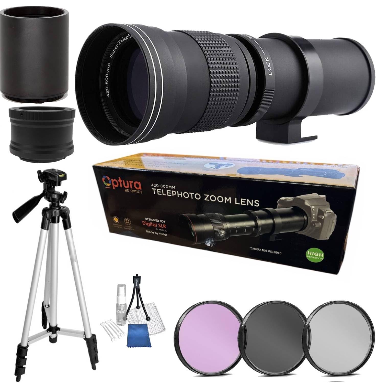 Amazon.com : 420-1600mm Aperture F/8-16 MF HD Manual Telephoto