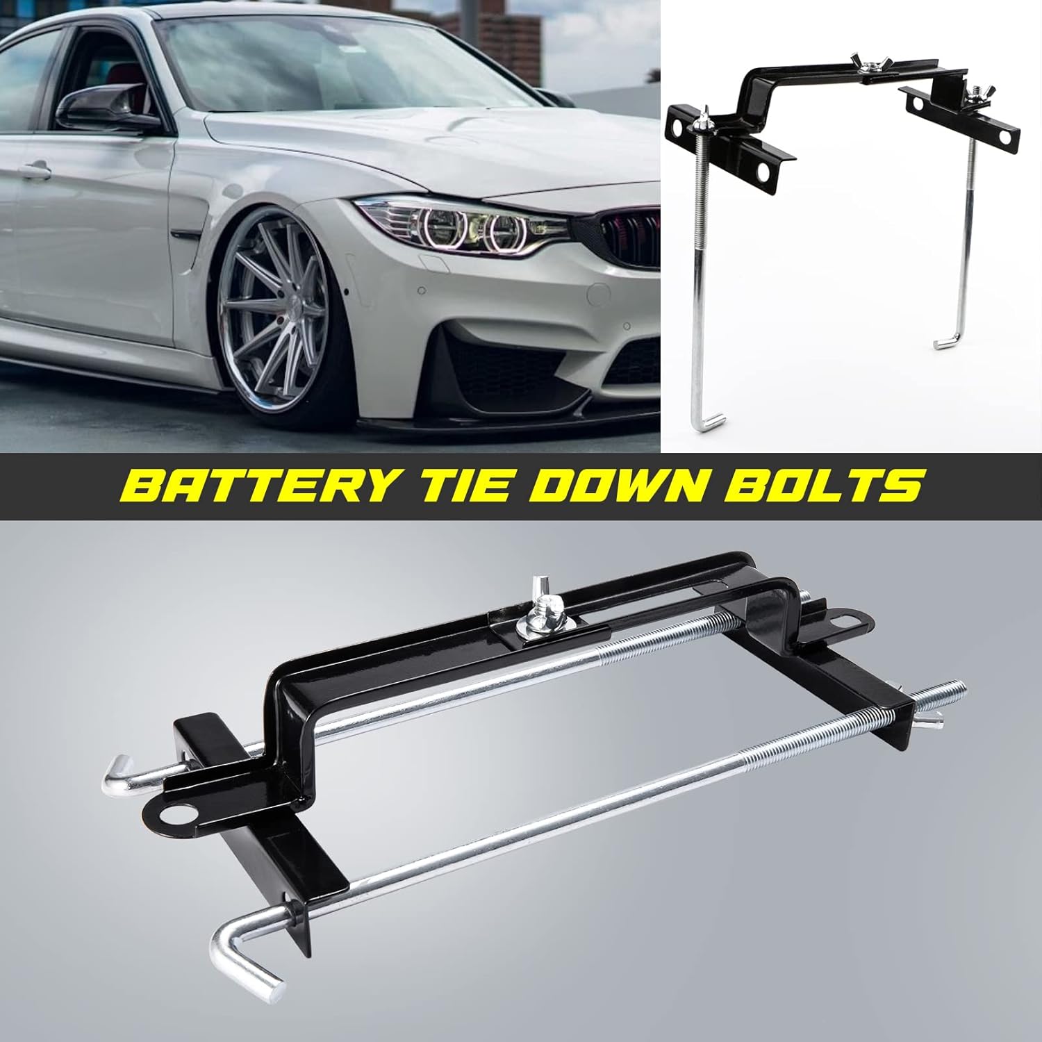 Buy Spurtar Battery Hold Down Kit, 10.63'' 27CM JBolt Style Car