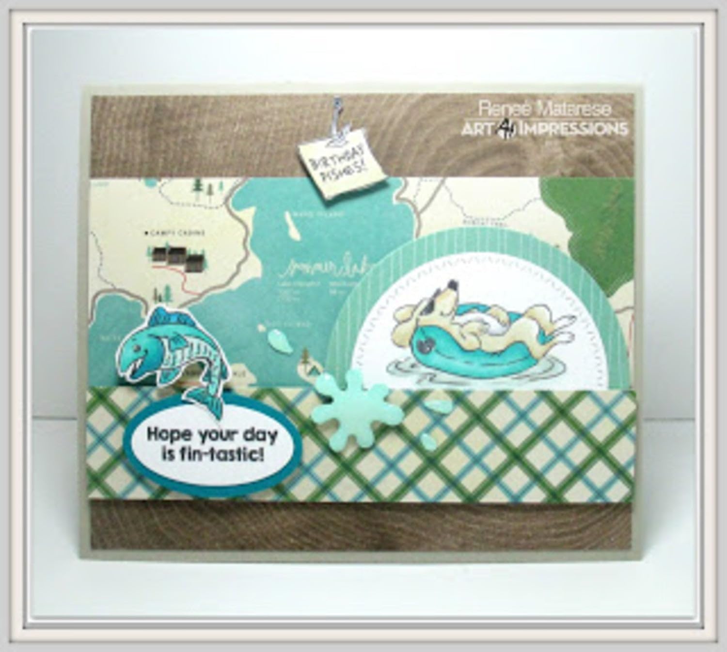 Art Impressions Jouer et Travailler Ensemble de Tampon Transparent, Multicolore, 26.03 x 10.16 x 0.3 cm