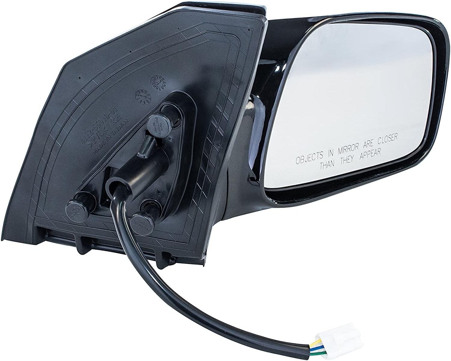 Passenger Side Mirror for Toyota Corolla LE, S (2003 2004 2005 2006 2007 2008) Non-Heated Non-Folding Power Adjusting Right Rear View Replacement Door Mirror - TO1321179