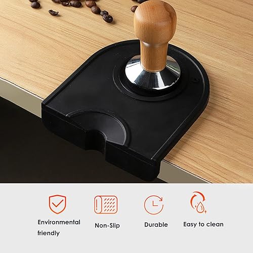 Miniatura 4 de Caja de expreso y alfombrilla de manipulación para expreso, absorbente de golpes, con barra de golpeo extraíble y base antideslizante, alfombrilla