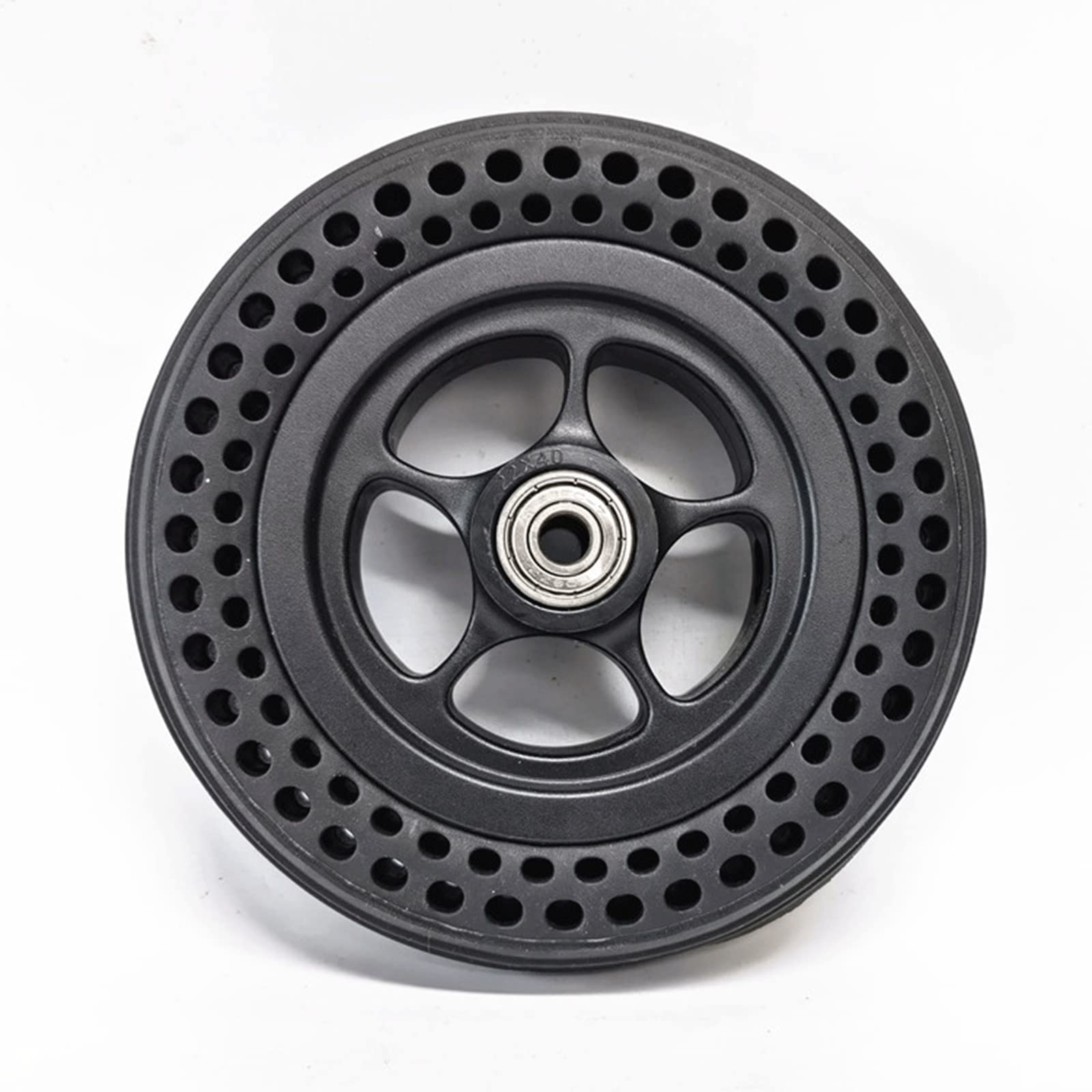 Rueda De Repuesto De Goma Para Silla De Ruedas De 6 Pulgadas, 2 Piezas De Rueda Delantera Para Silla De Ruedas Rueda De Panal De Abeja, Conjunto De Rueda De Neumático Sólida Para Sillas De Ruedas