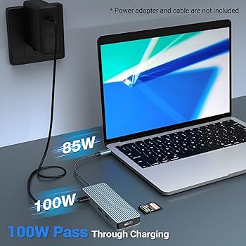 Amazon | HOPDAY USB Cハブ - 10イン1 デュアルディスプレイ USB