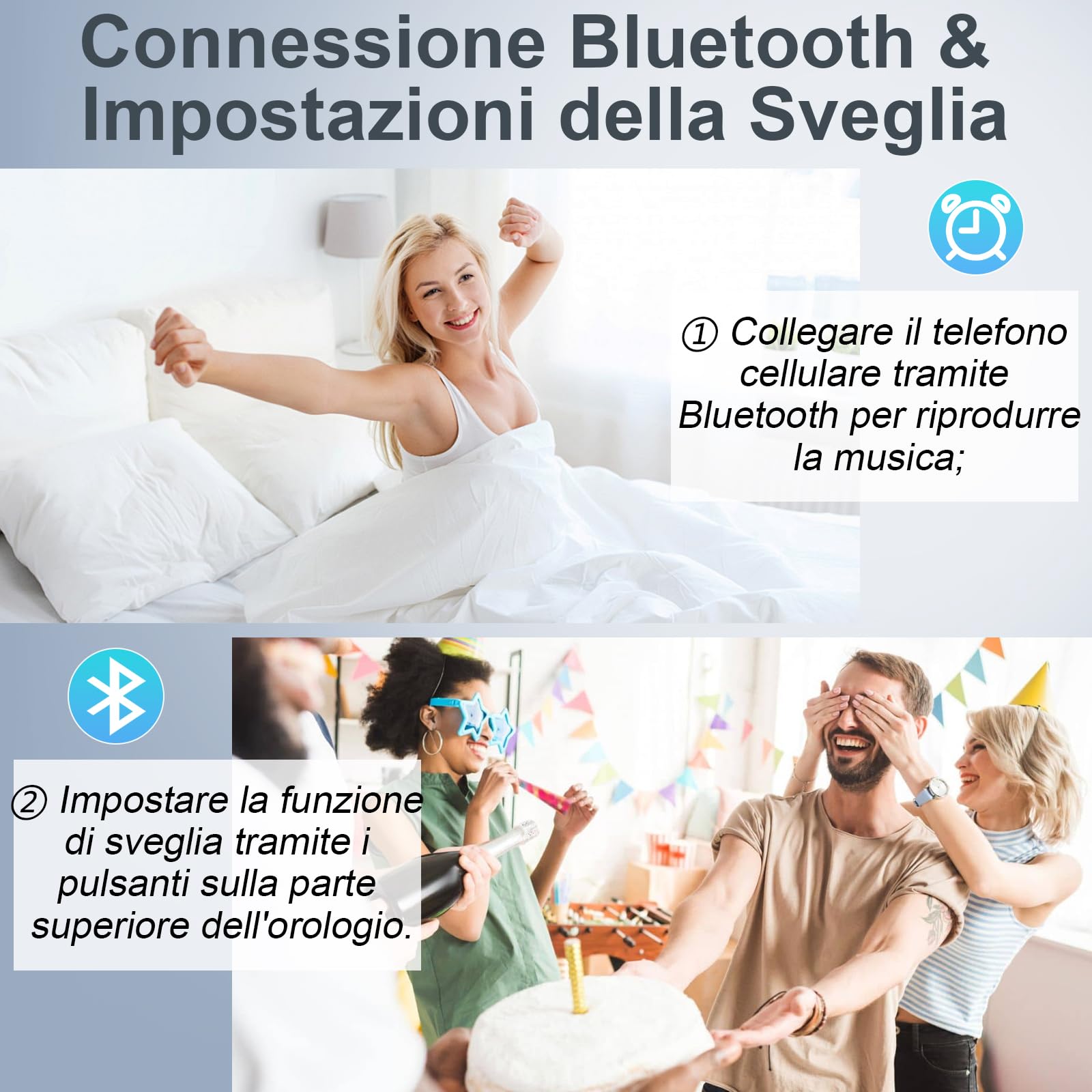 LXMIMI Telecamera Nascosta WiFi 2,4&5Ghz, Orologio Mini Telecamera Spia WiFi HD 1080P Telecamera Nascosta Spia Supporto Bluetooth, Visione Notturna e Rilevamento del Movimento